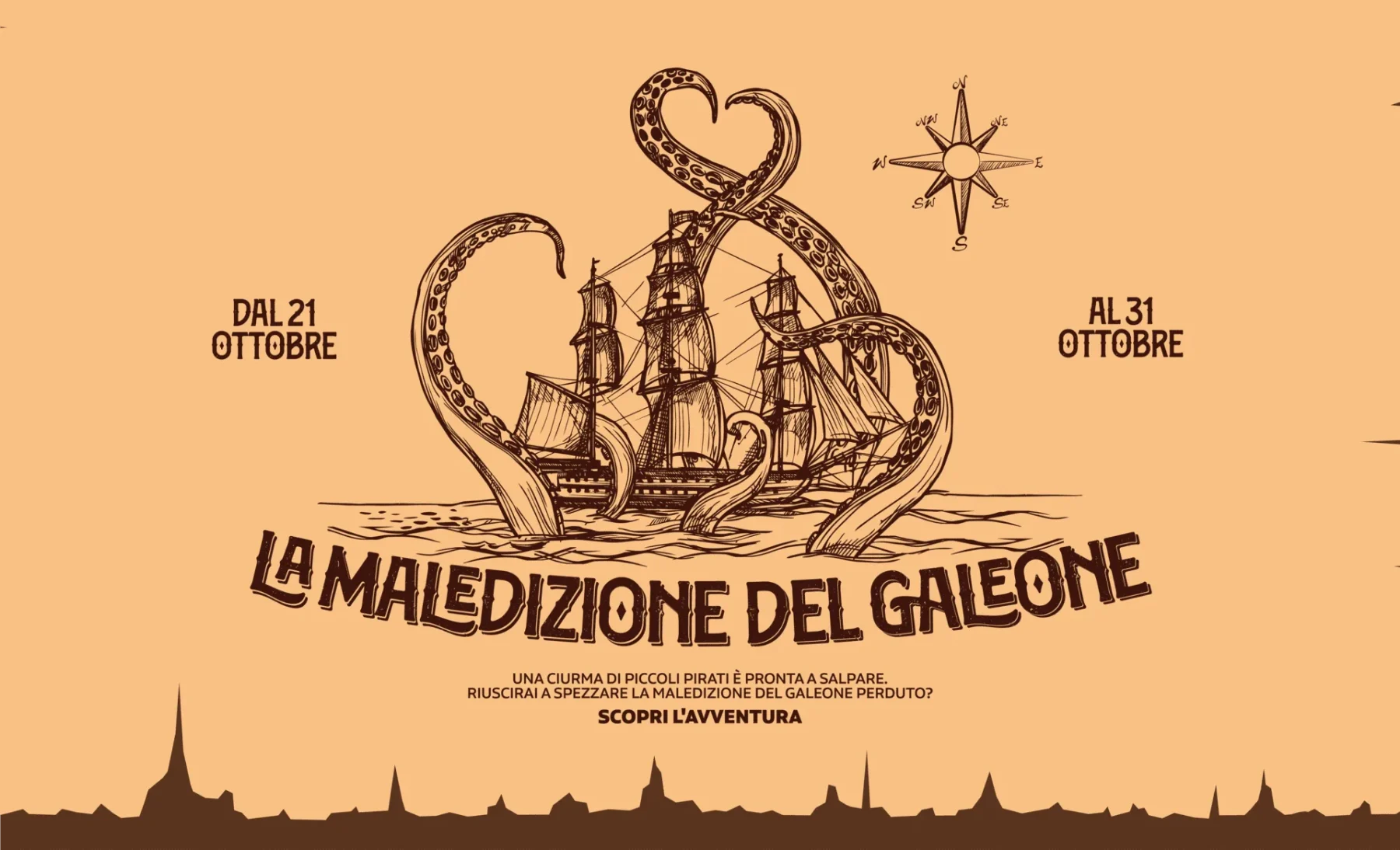 La maledizione del Galeone – Halloween al Centro Lugano Sud